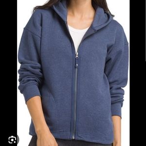 Women’s PrAna Cozy Zip Up Hoodie Sweatshirt Jacket Blue